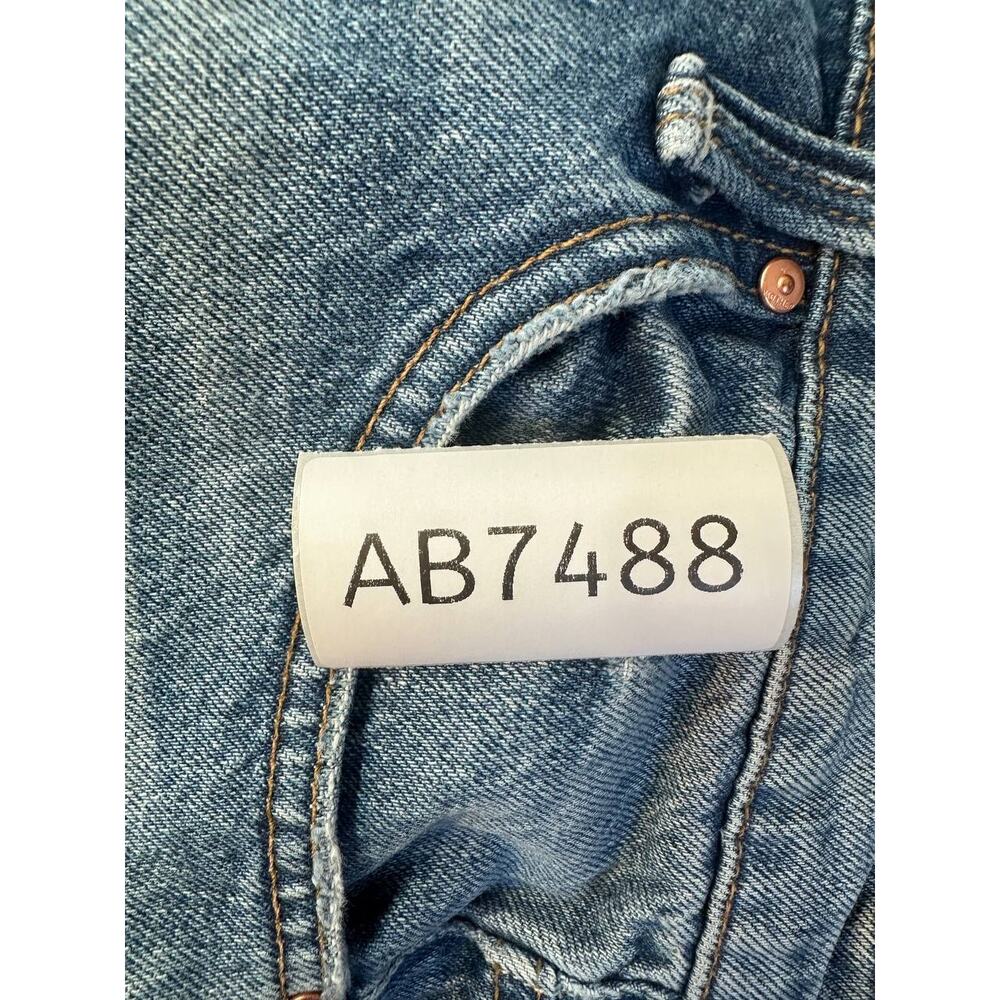 MOTHER Lil Reifler Straight Leg Jeans 33 Early Blue Medium Wash Denim 28.5 - Picture 16 of 16